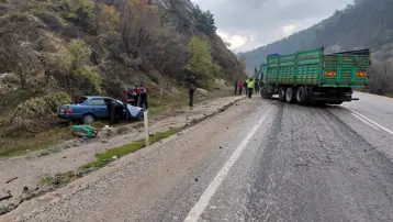 Bolu'da trafik kazası: 1 ölü, 1 yaralı