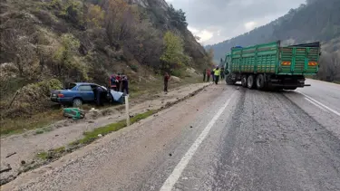 Bolu'da trafik kazası: 1 ölü, 1 yaralı