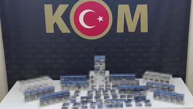 Erzurum'da kaçak sigara operasyonu