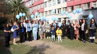 Denizli'de diyabete farkındalık için mavi balonlar gökyüzüne bırakıldı