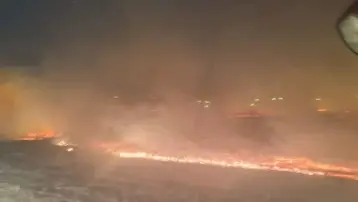 Tandırdan sıçrayan kıvılcım mısır tarlasını yaktı