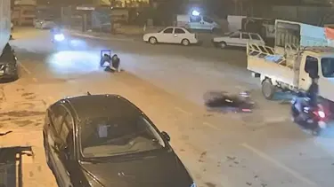 Mersin'de motorsikletle akrobatik hareketler kazaya neden oldu