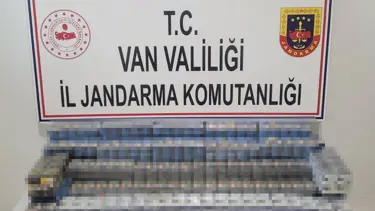 Van'da kaçak sigara operasyonu