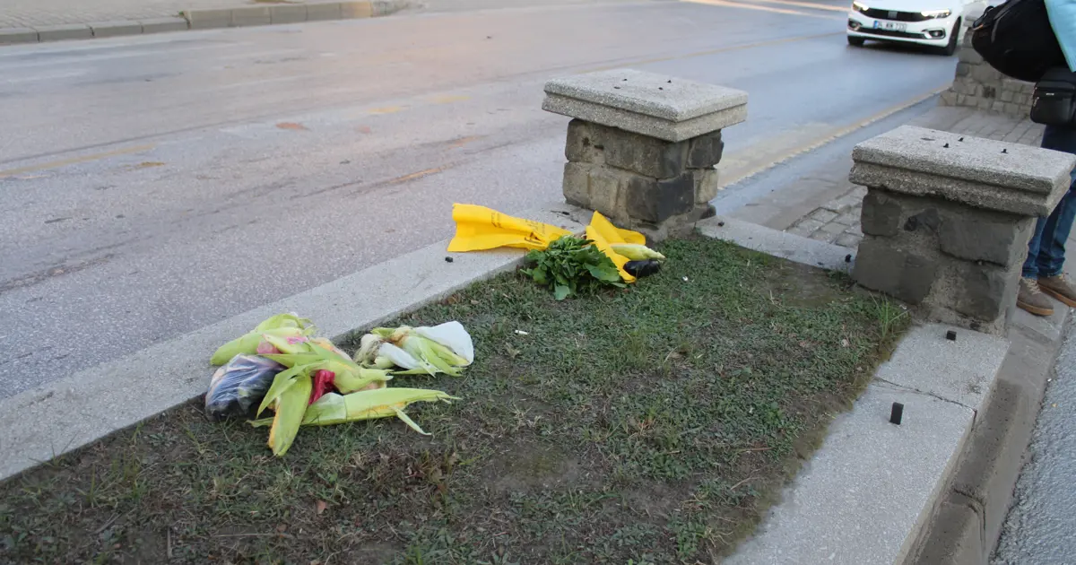 Yolun karşısına geçmeye çalışan yaşlı adama otomobil çarptı