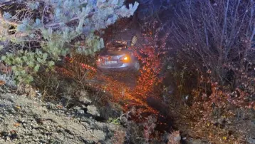 Alkollü sürücü şarampole yuvarlandı