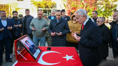 Kırklareli'nde şehit için mevlit okundu