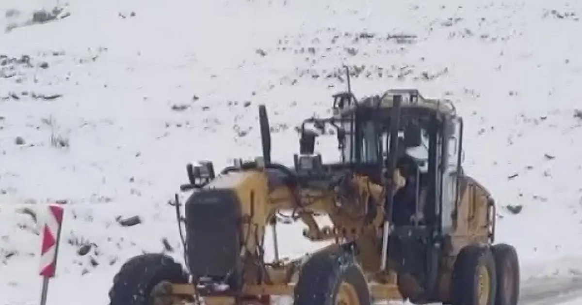 Kapanan Nemrut Dağı yolu ulaşıma açıldı