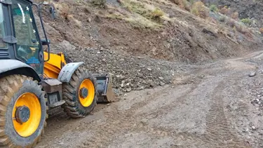 Siirt’te sağanak yağış heyelana neden oldu