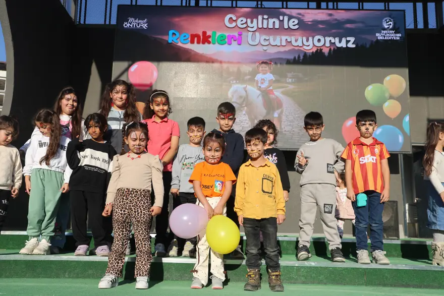 Kansere karşı savaşını kazanan Ceylin için balonlar bırakıldı 1 Kansere karşı savaşını kazanan Ceylin için balonlar bırakıldı 1