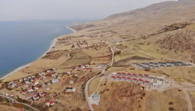 Sonbaharın etkisi harika manzarayı ortaya çıkardı