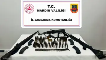 Mardin'de çok sayıda kaçak silah ve mühimmat yakalandı