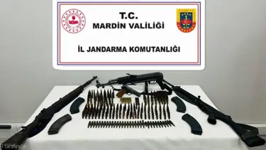 Mardin'de çok sayıda kaçak silah ve mühimmat yakalandı
