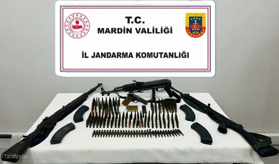 Mardin'de çok sayıda kaçak silah ve mühimmat yakalandı