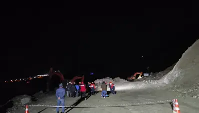 Sivas'ta maden ocağında göçük: Şantiye müdürü göçük altında kaldı