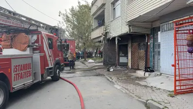 İstanbul'da tekstil atölyesinde yangın çıktı