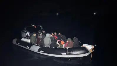 Fethiye'de 31 kaçak göçmen kurtarıldı