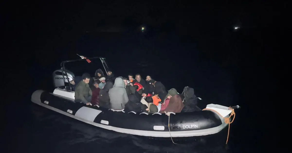 Fethiye'de 31 kaçak göçmen kurtarıldı