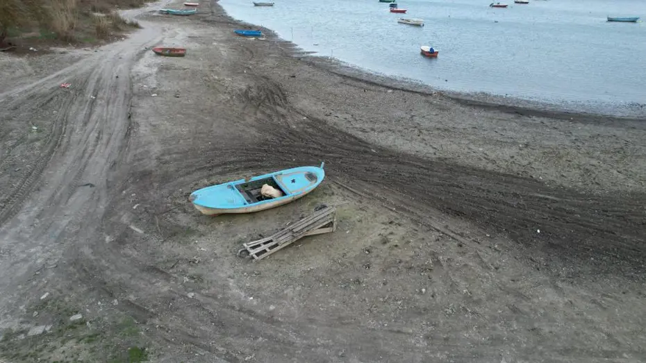 Terkos Gölü'nde sular 10 metre çekildi