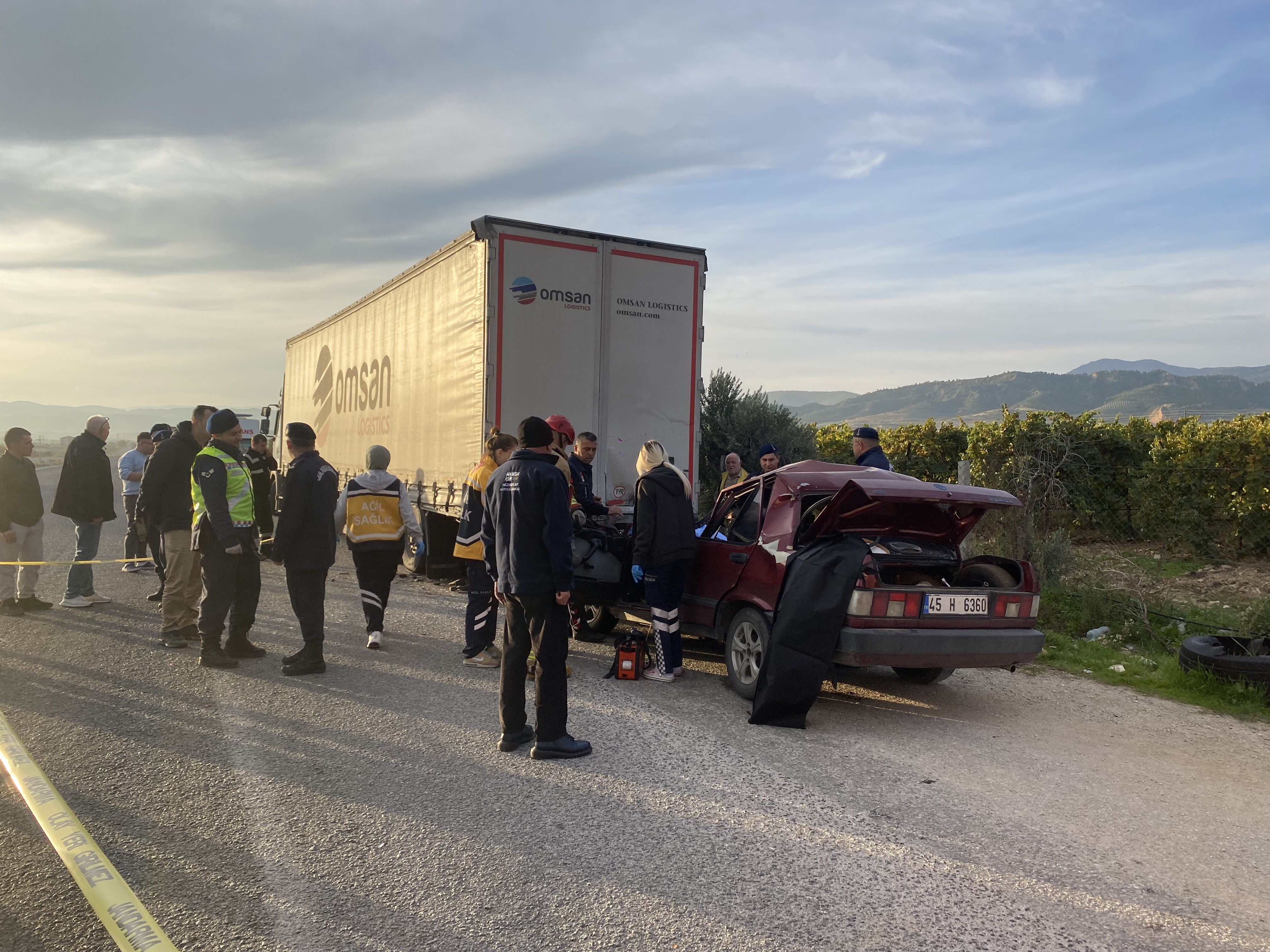 Manisa'da TIR kazası: 1 ölü