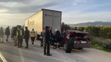 Manisa'da TIR kazası: 1 ölü