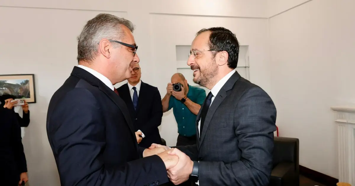 KKTC Cumhurbaşkanı Erhürman'dan Rum yönetimiyle ilk görüşme: 10 maddelik öneri sundu