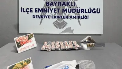 İzmir'de uyuşturucu operasyonu: 896 adet hap, 66 gram esrar 