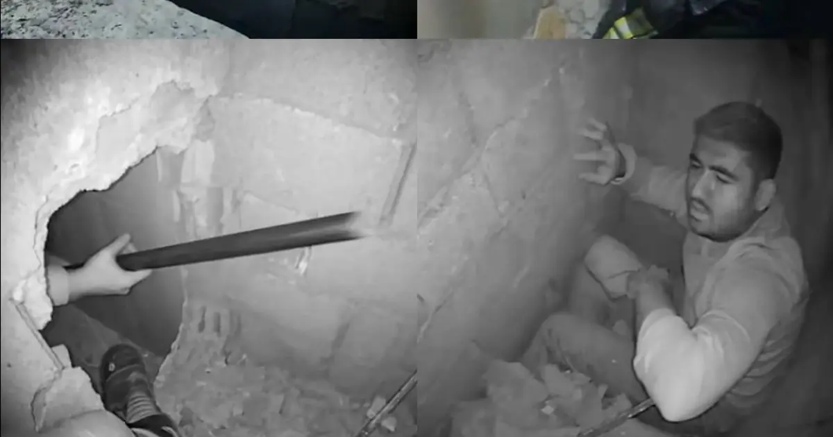 Kablo çeken işçi havalandırma boşluğuna düştü