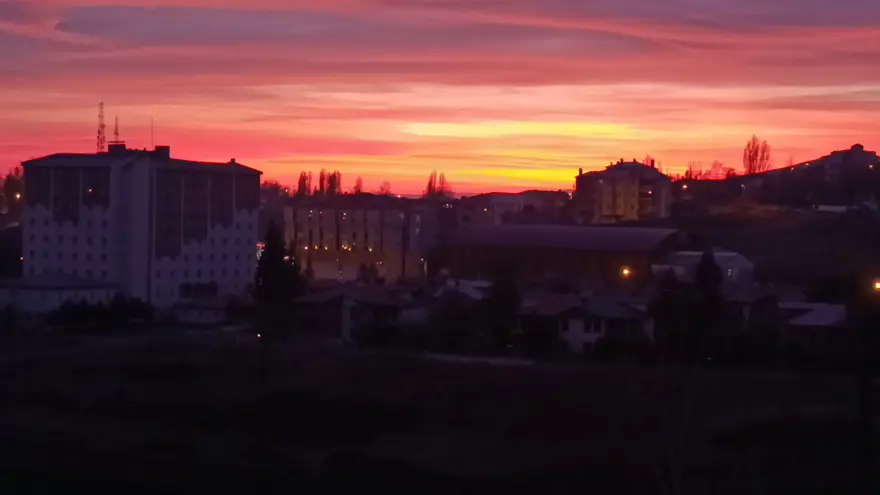 Kars'tan kartpostallık görüntüler: Kızılın en güzel tonları görüldü 1