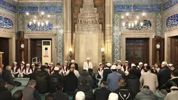 Mimar Sinan'ın manevi atmosferinde sabah namazı coşkusu