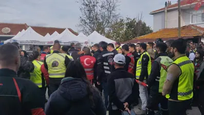 300 motosikletliden şehit ailesine anlamlı ziyaret