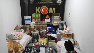 Şırnak'ta operasyon: 23 milyon liralık kaçak malzeme ele geçirildi
