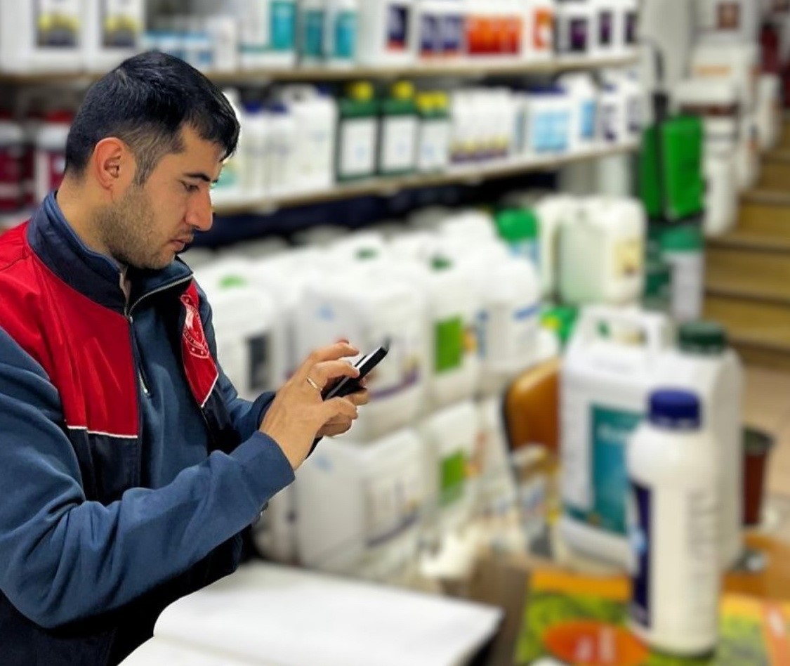 Kırklareli'deki tarım ilacı bayilerine denetim yapıldı