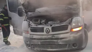 Bilecik'te seyir halindeki aracın tekerleği yandı