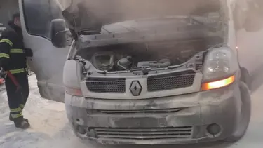 Bilecik'te seyir halindeki aracın tekerleği yandı