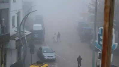 Malazgirt'te sis görüş mesafesini düşürdü