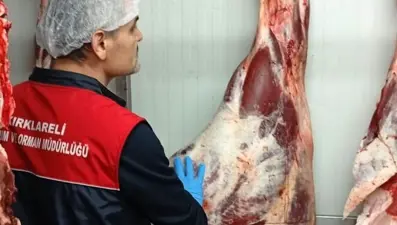 Kırklareli'nde et satışları yapan işletmeler denetim altında  