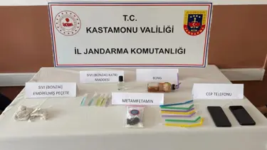 Kastamonu'da uyuşturucu operasyonu