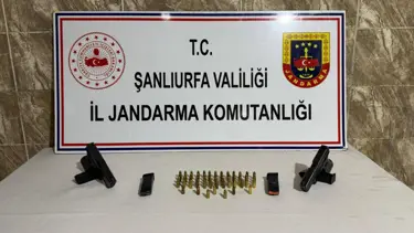 Şanlıurfa’da 5 ruhsatsız silah ele geçirildi 