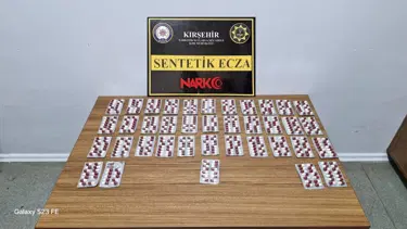 Operasyonda 527 adet sentetik hap ele geçirildi