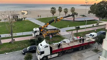 Samsun'da tepki çeken baz istasyonu kaldırıldı 