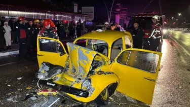 Uşak'ta trafik kazası, 1'i ağır 3 yaralı