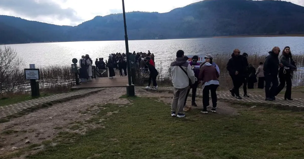 Abant'ta hafta sonu yoğunluğu