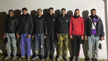 Sınırda 7 kaçak göçmen yakalandı