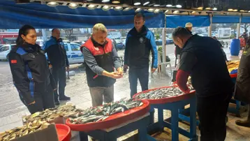 Tezgahtaki balık "kolyoz" çıktı: Balık halinde kapsamlı denetim