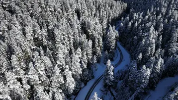 Bolu'nun yüksekleri beyaza büründü