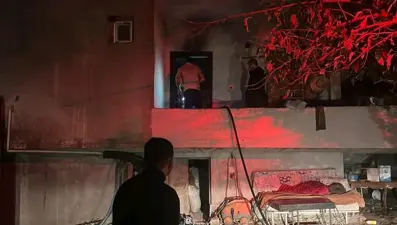 Hatay'da müstakil evde yangın çıktı