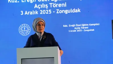 Emine Erdoğan, Karadeniz Ereğli’de özel eğitim kampüsünün açılışına katıldı