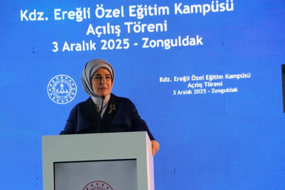 Emine Erdoğan, Karadeniz Ereğli’de özel eğitim kampüsünün açılışına katıldı