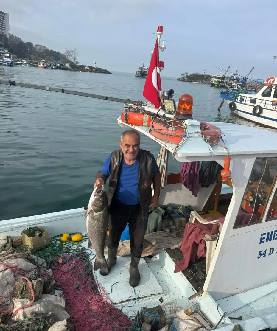 Kilosu bin lira. Balıkçının ağına 10 kiloluk takıldı