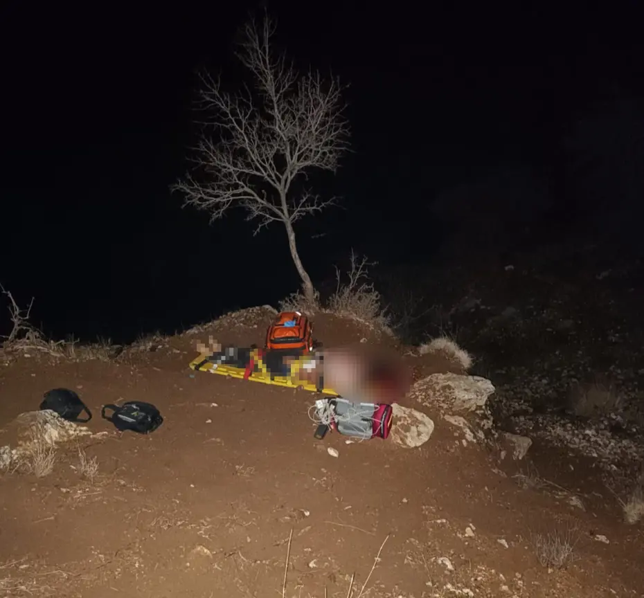 Domuz avında vurulan genç uçuruma düştü 